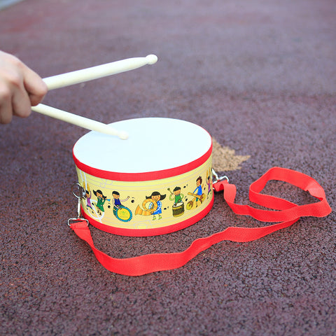 Orff Children's Amall War Drum Double-sided Drum