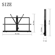 Desktop folding portable music stand